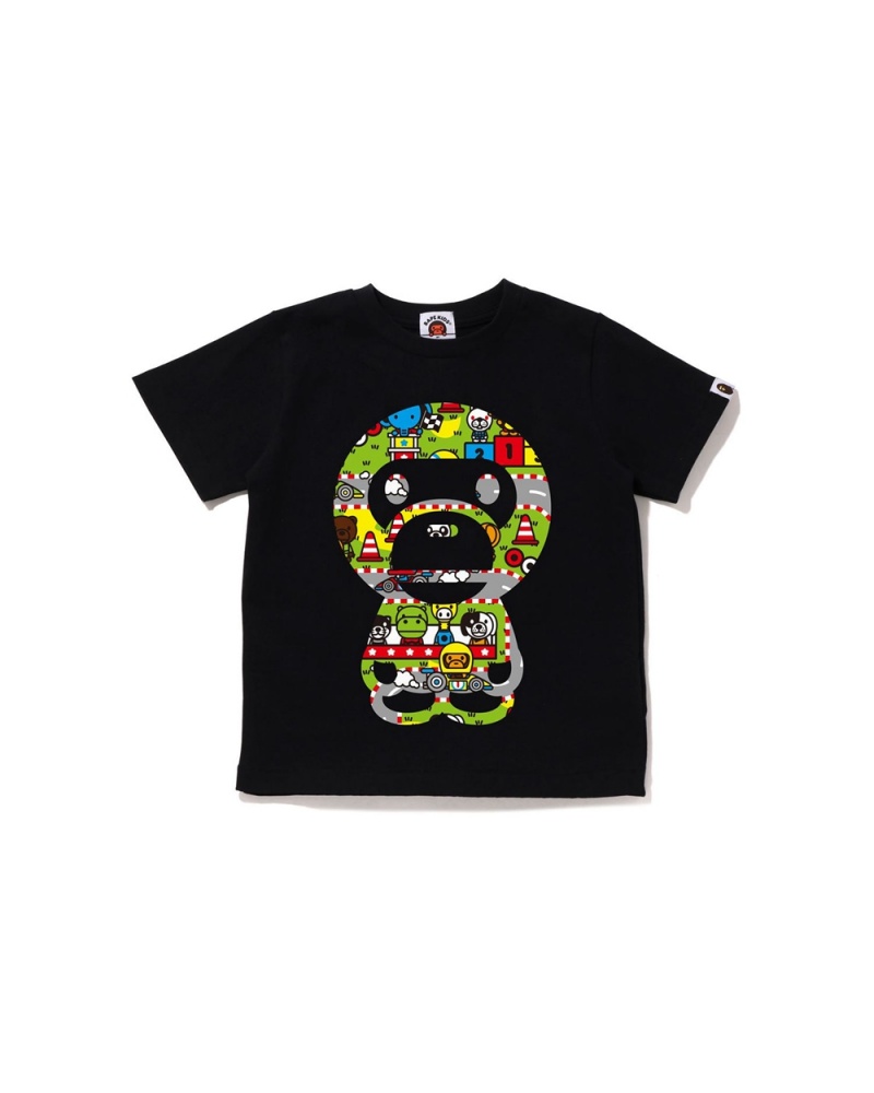 Hauts Bape Baby Milo Racing Big Baby Milo Noir Enfant | BLT-50070124